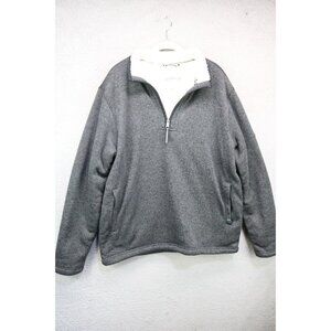 Orvis Men's Sherpa Lined 1/4 Zip Pullover-Pockets-Size Large